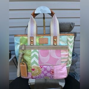Coach Vintage Patchwork Tote Bag